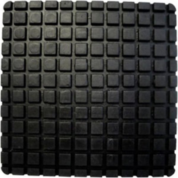 Integrated Supply Network The Main Resource Lift Pads For Bend Pack Square Slip-On Rubber Pad, 5-1/2" X 5-1/2" X 1" LP608